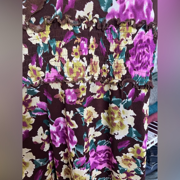 Lightweight floral summer dress size 8 - Picture 3 of 3